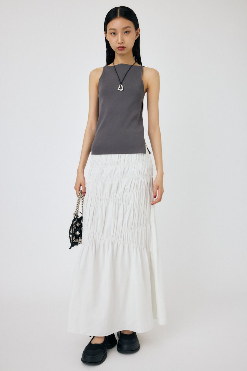 MOUSSY「SQUARE LINE ニットキャミ」|キャミソール|