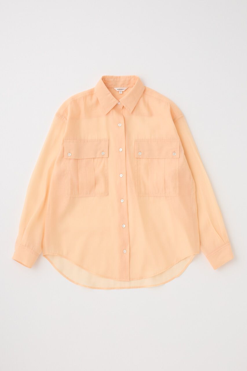 MOUSSY「SHEER CARGOシャツ」|シャツ・ブラウス|