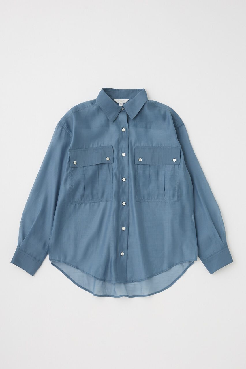 MOUSSY「SHEER CARGOシャツ」|シャツ・ブラウス|