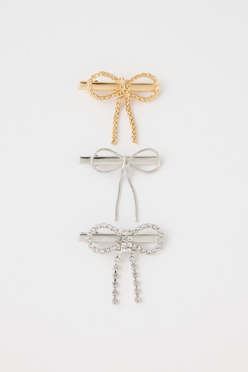 MOUSSY「MULTI CHAIN BOW ヘアクリップ」|その他|