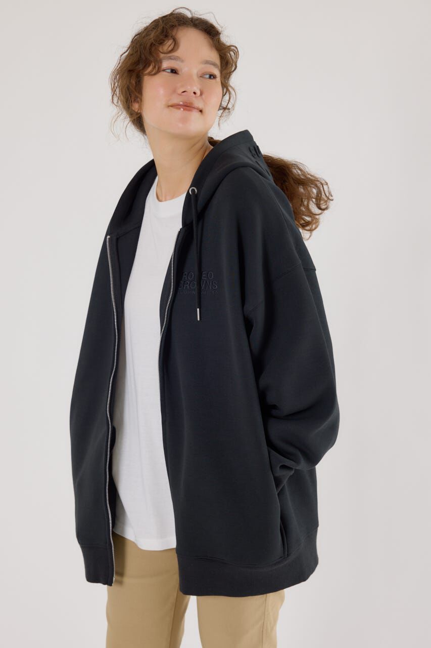 RODEO CROWNS「エンボスBIG ZIPパーカー」|Tシャツ・カットソー|