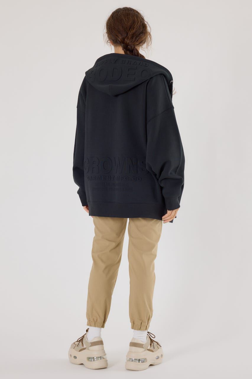 RODEO CROWNS「エンボスBIG ZIPパーカー」|Tシャツ・カットソー|