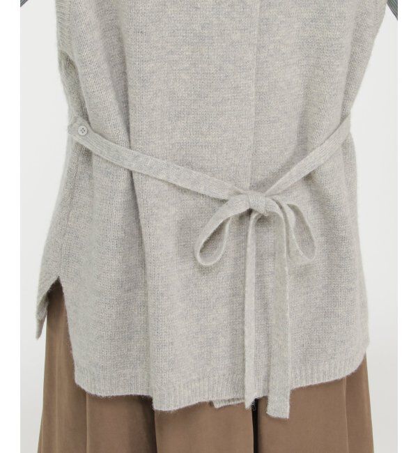 Lbc with Life「ウール混バックシャンベスト」|ニット・セーター|