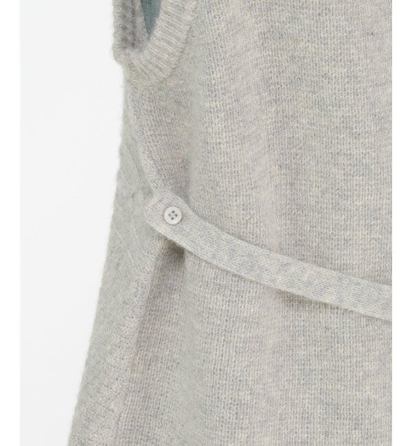 Lbc with Life「ウール混バックシャンベスト」|ニット・セーター|