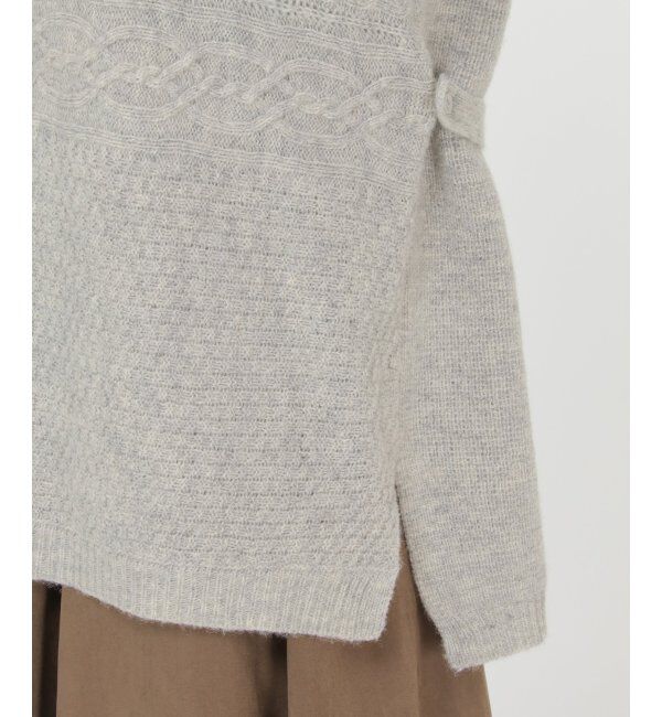 Lbc with Life「ウール混バックシャンベスト」|ニット・セーター|