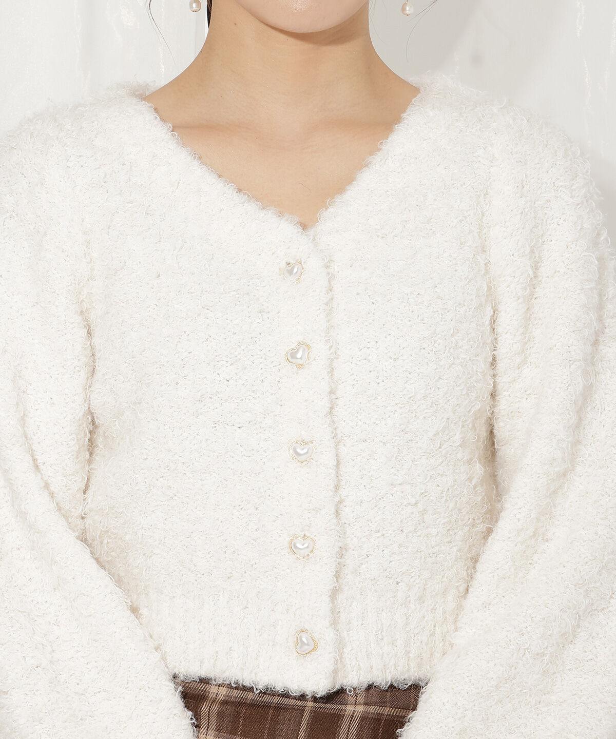 WILLSELECTION「テディヤーンニットカーディガン」|カーディガン|