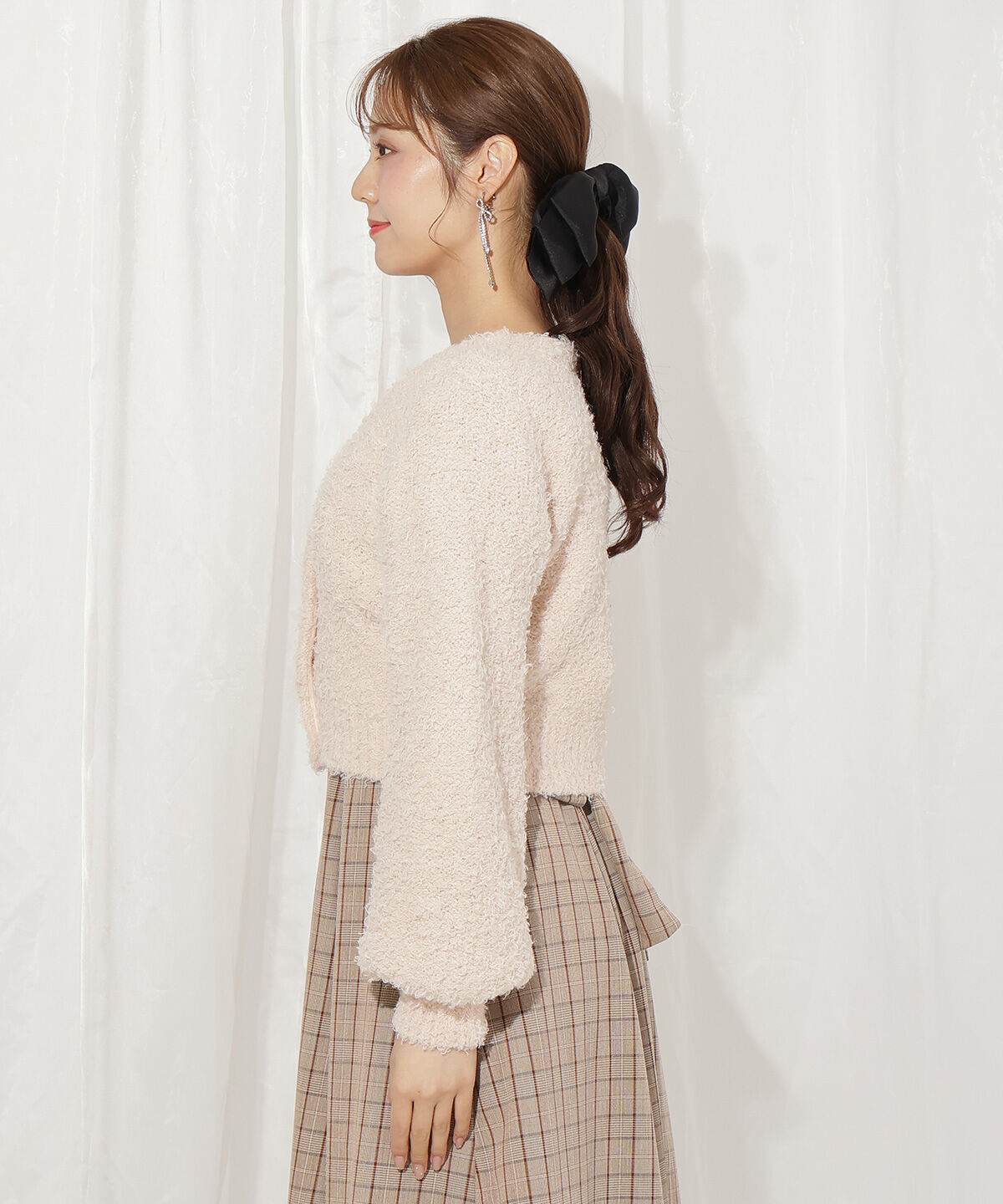 WILLSELECTION「テディヤーンニットカーディガン」|カーディガン|