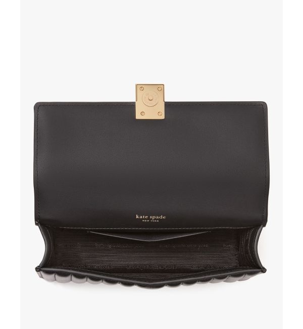 kate spade new york「デコ キルテッド ミニ フラップ チェーン クロスボディ」|ショルダー・メッセンジャー|