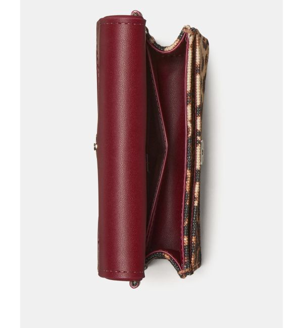 kate spade new york「ナターシャ レオパード スクランチ ストラップ ミニ バッグ」|ストラップ|