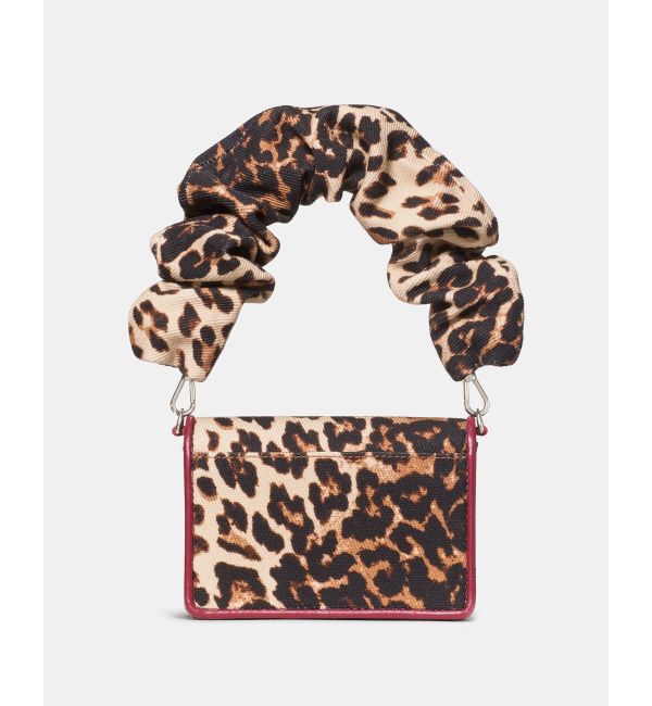 kate spade new york「ナターシャ レオパード スクランチ ストラップ ミニ バッグ」|ストラップ|