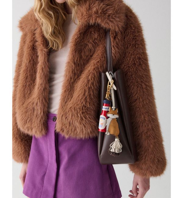 kate spade new york「クリッターズ ジンジャー フォックス バッグ チャーム」|ストラップ|