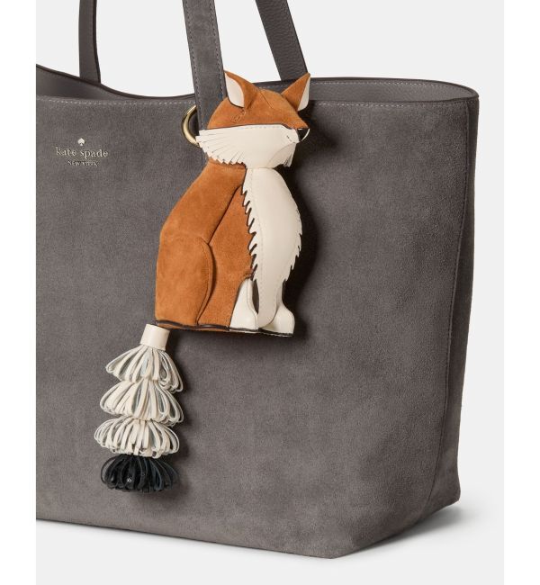 kate spade new york「クリッターズ ジンジャーフォックス コイン パース」|チャーム・キーホルダー|BROWN