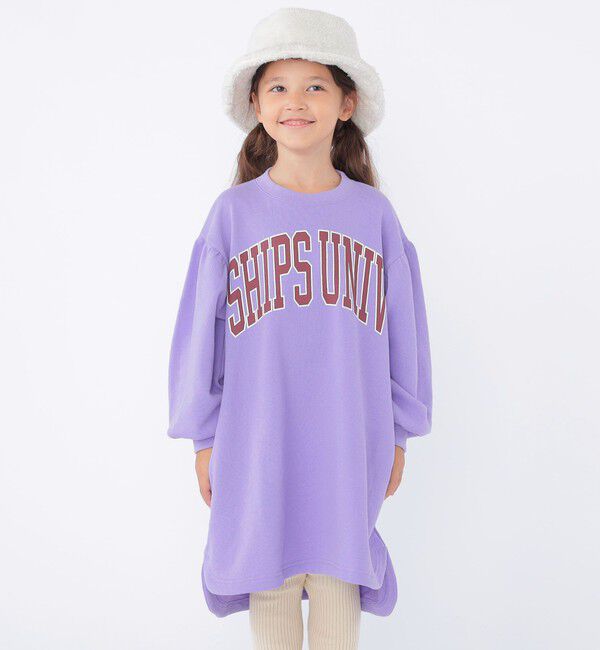 SHIPS KIDS「【SHIPS KIDS別注】RUSSELL ATHLETIC:100～130cm / ワンピース」|ワンピース|ラベンダー