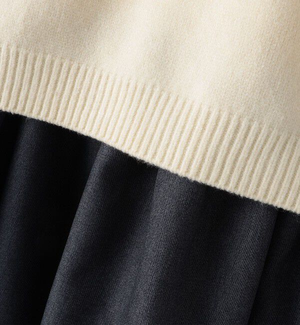 SHIPS KIDS「SHIPS KIDS:90cm / ＜手洗い可能＞ ノルディック レイヤード ワンピース」|ワンピース|