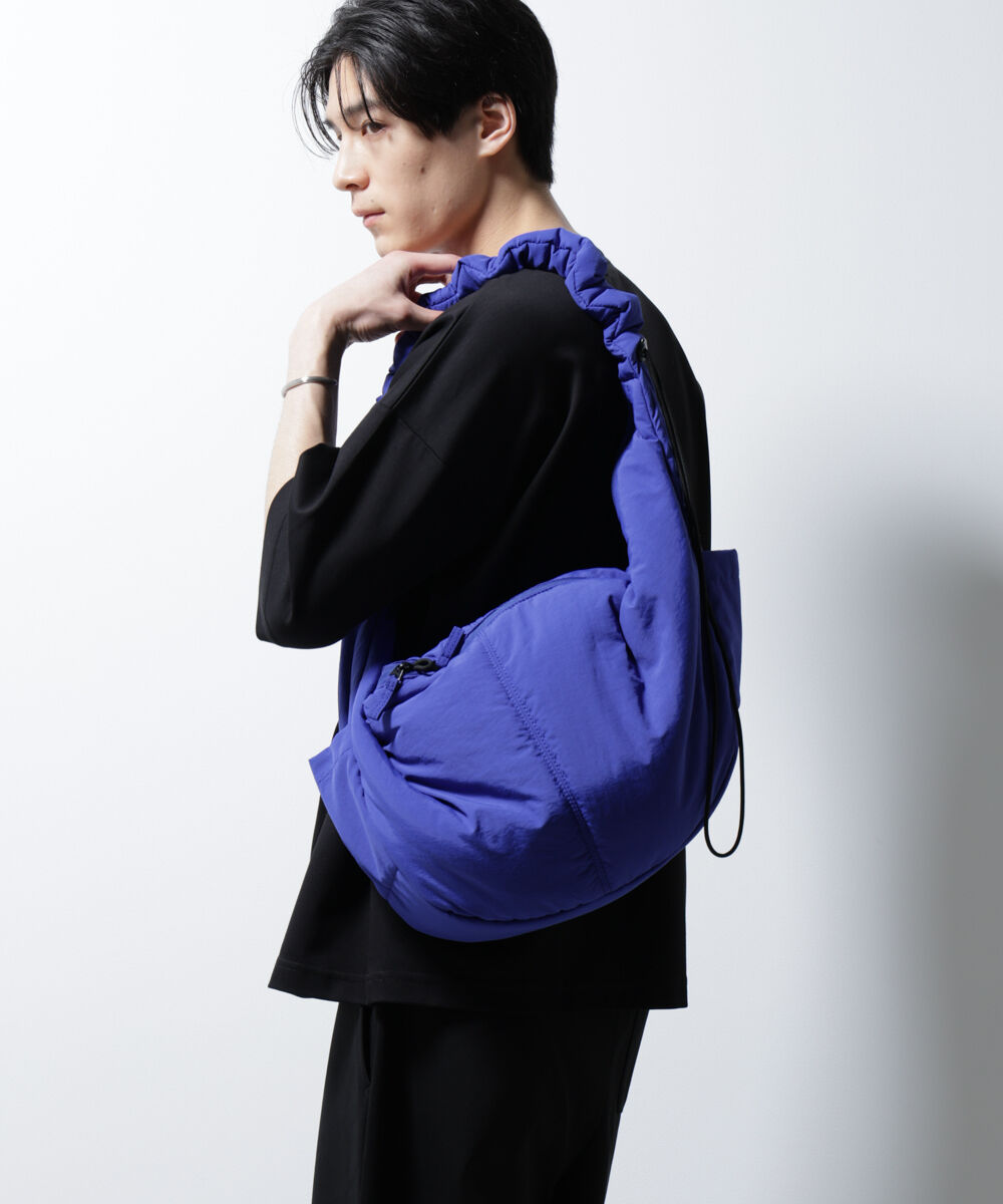 nano･universe「「NJ/CLUB」中綿ハーフムーンショルダーバッグ」|ショルダー・メッセンジャー|ロイヤルブル 3