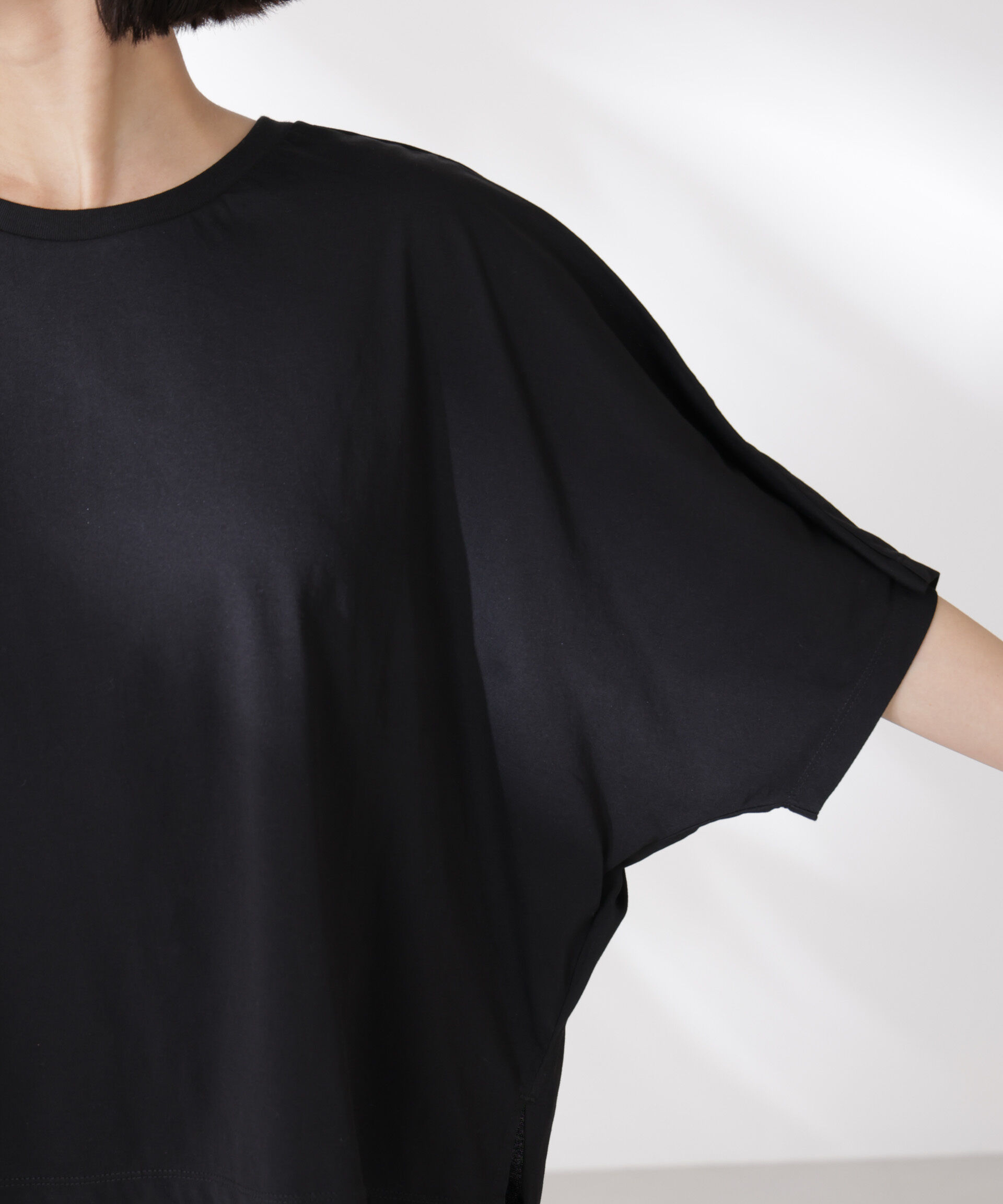 nano･universe「吸水速乾抗菌防臭ドルマンワイドトップス」|Tシャツ・カットソー|