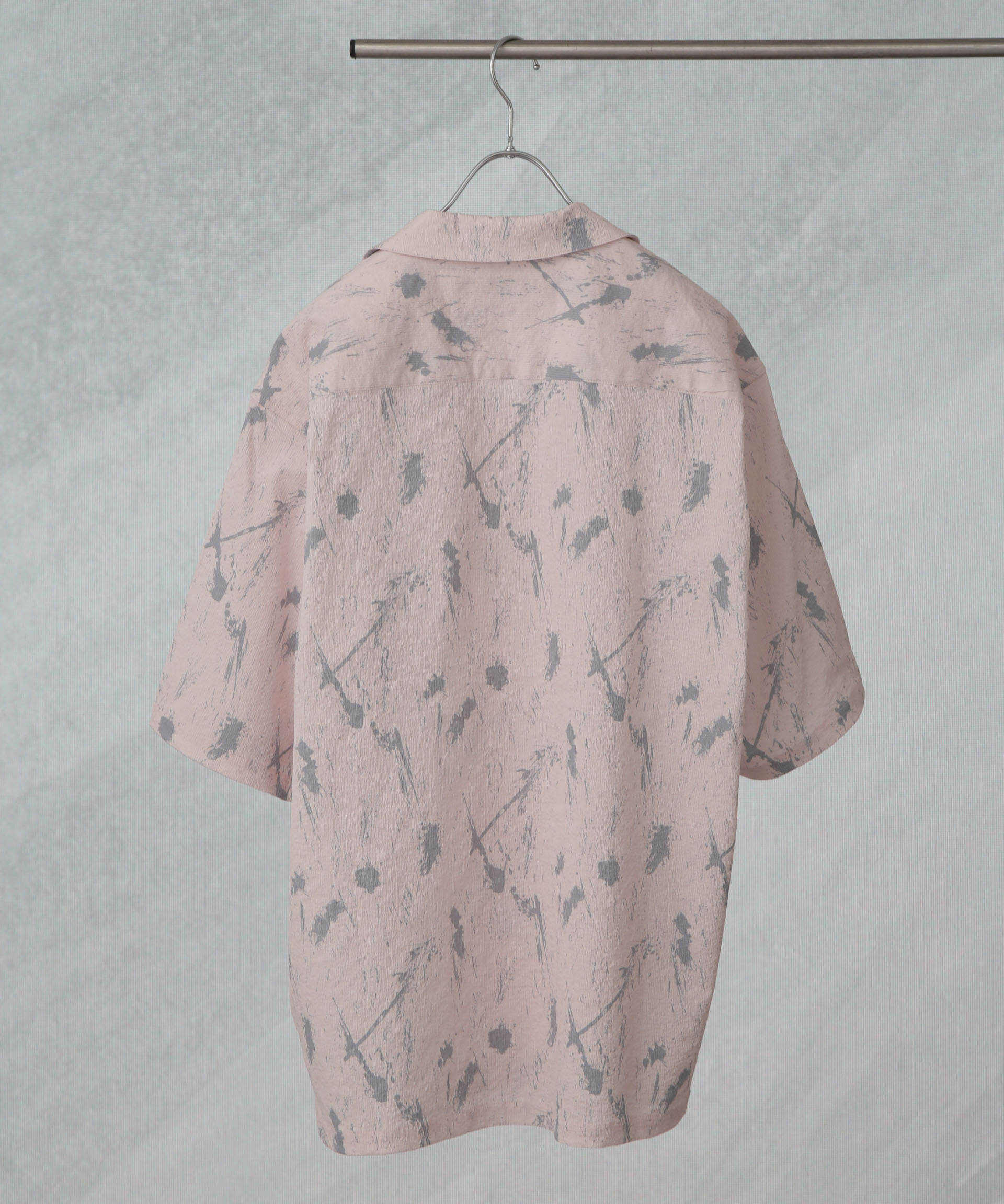 nano･universe「ランダムサッカープリントシャツ 半袖」|シャツ・ブラウス|