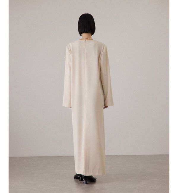 ADAM ET ROPE'「【サステナブル】スリットスリーブワンピース」|ワンピース|