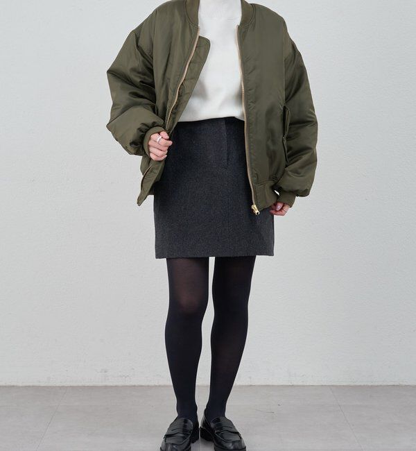  「ウールミニスカート」|スカート|