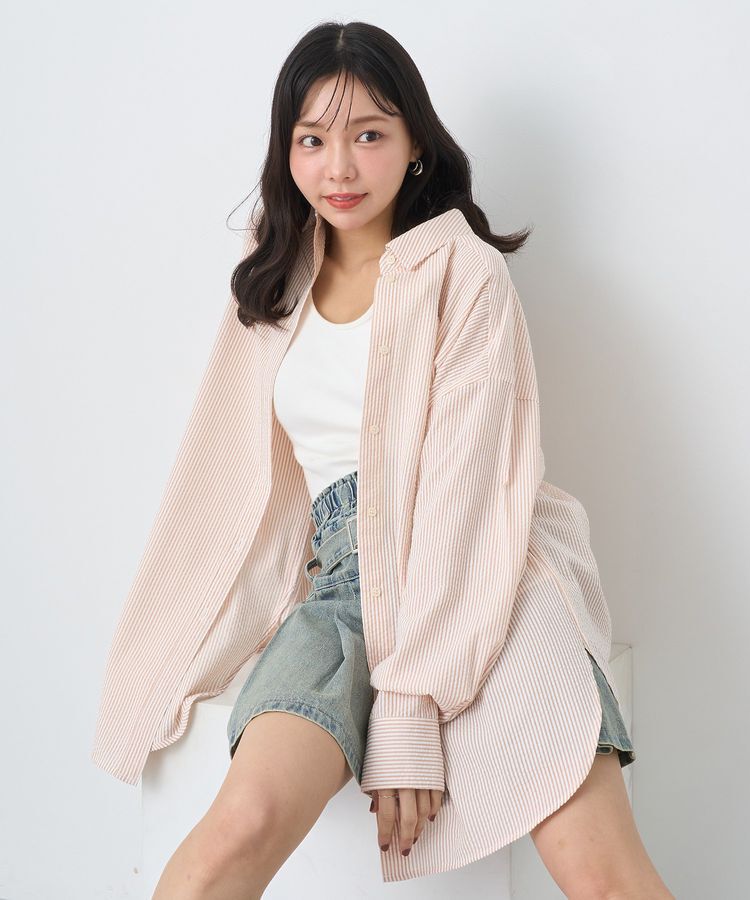 earth music&ecology「サッカーレギュラーシャツ」|シャツ・ブラウス|