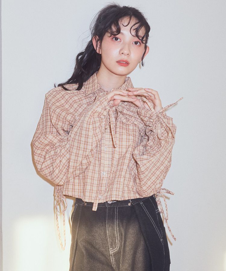 earth music&ecology「ボレロスリーブレイヤードシャツ」|シャツ・ブラウス|