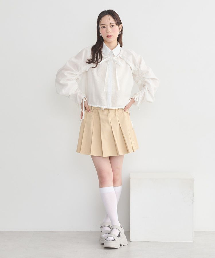 earth music&ecology「ボレロスリーブレイヤードシャツ」|シャツ・ブラウス|