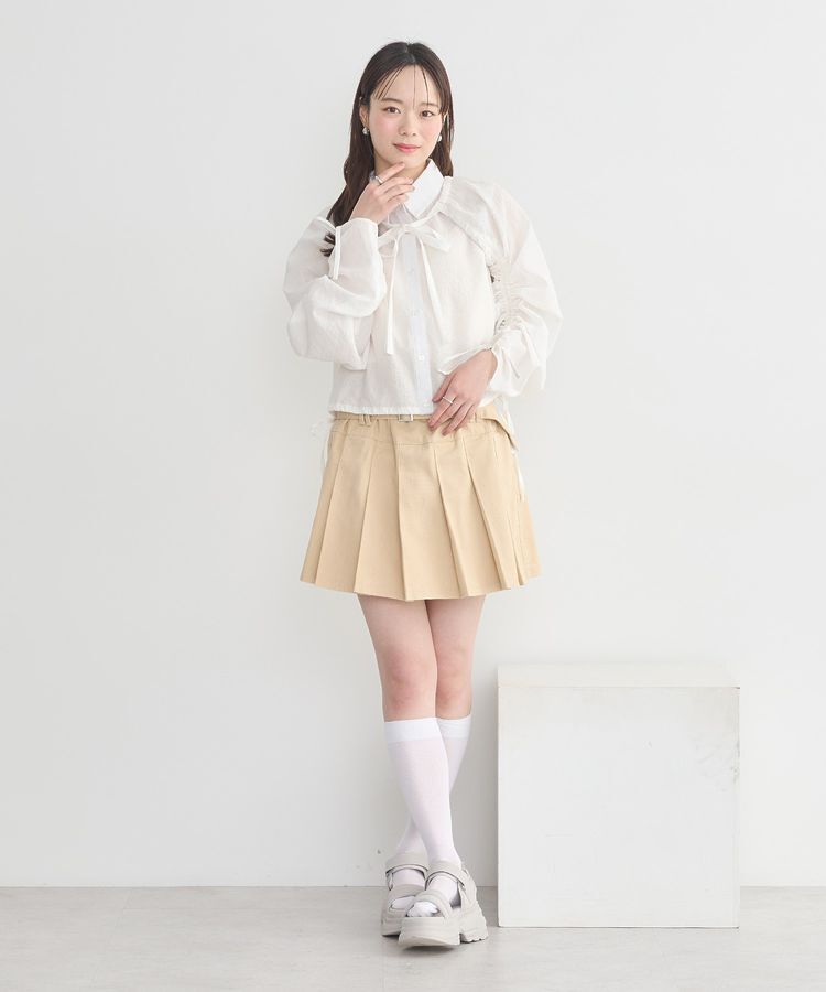 earth music&ecology「ボレロスリーブレイヤードシャツ」|シャツ・ブラウス|