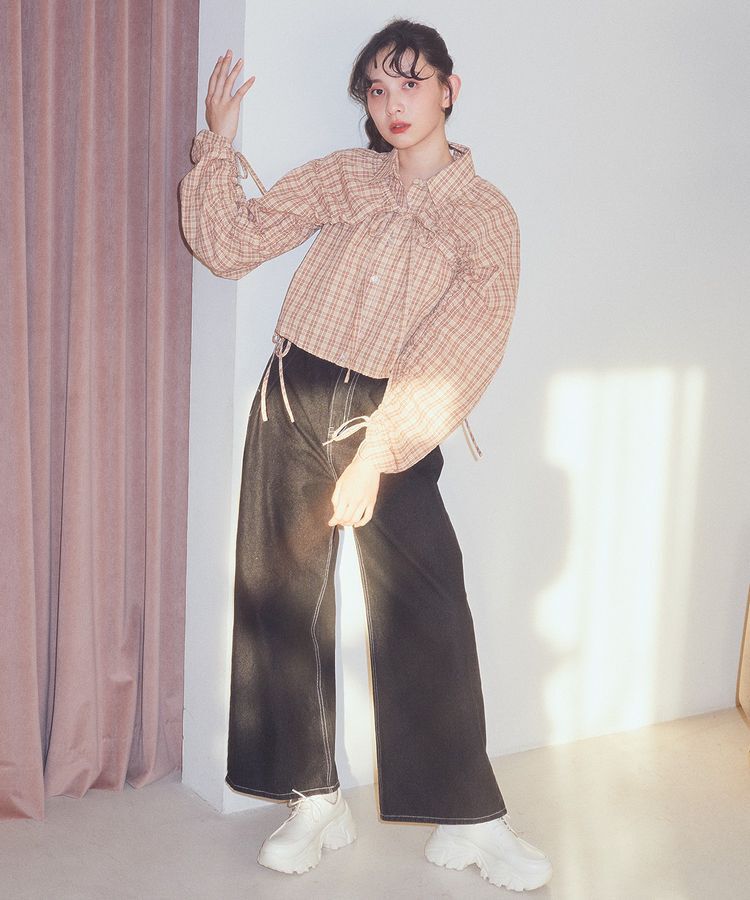 earth music&ecology「ボレロスリーブレイヤードシャツ」|シャツ・ブラウス|