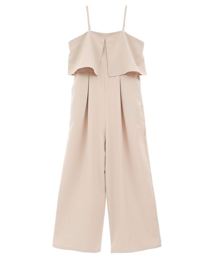 earth music&ecology「デザインキャミサロペット」|オールインワン|