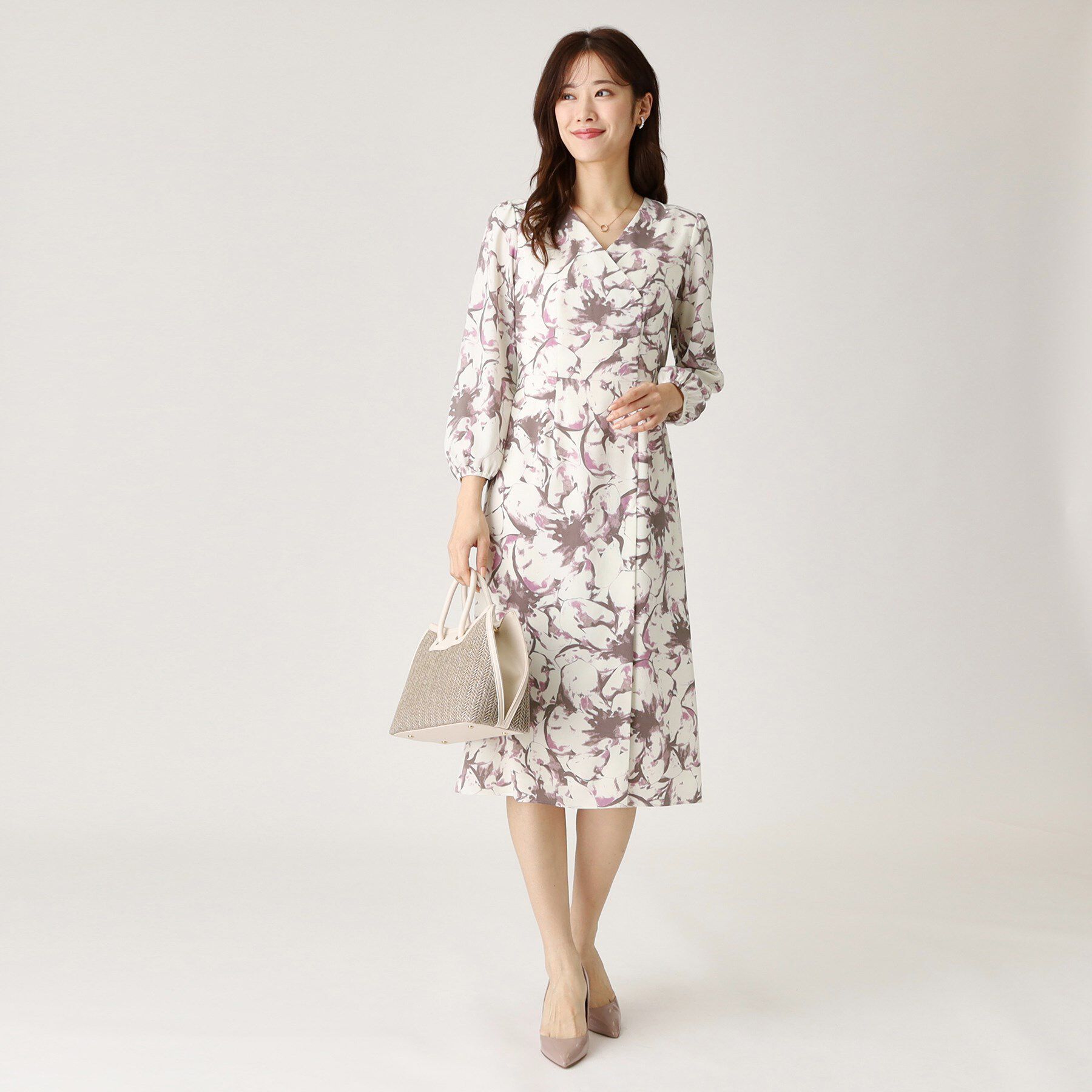 COUP DE CHANCE「【洗える／日本製】オリジナルプリントのワンピース」|ワンピース|