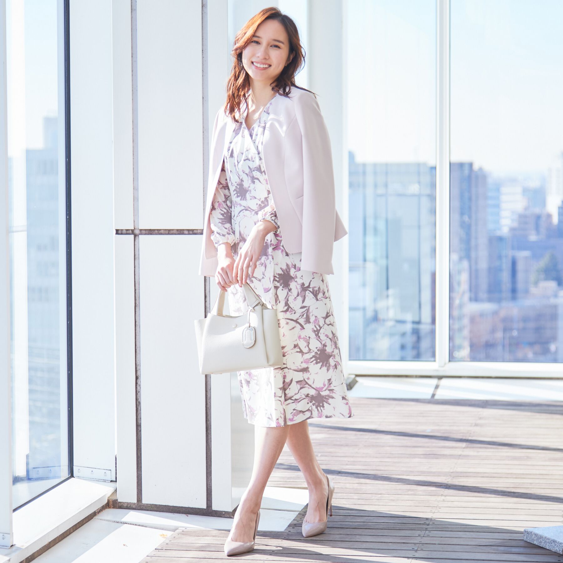 COUP DE CHANCE「【洗える／日本製】オリジナルプリントのワンピース」|ワンピース|