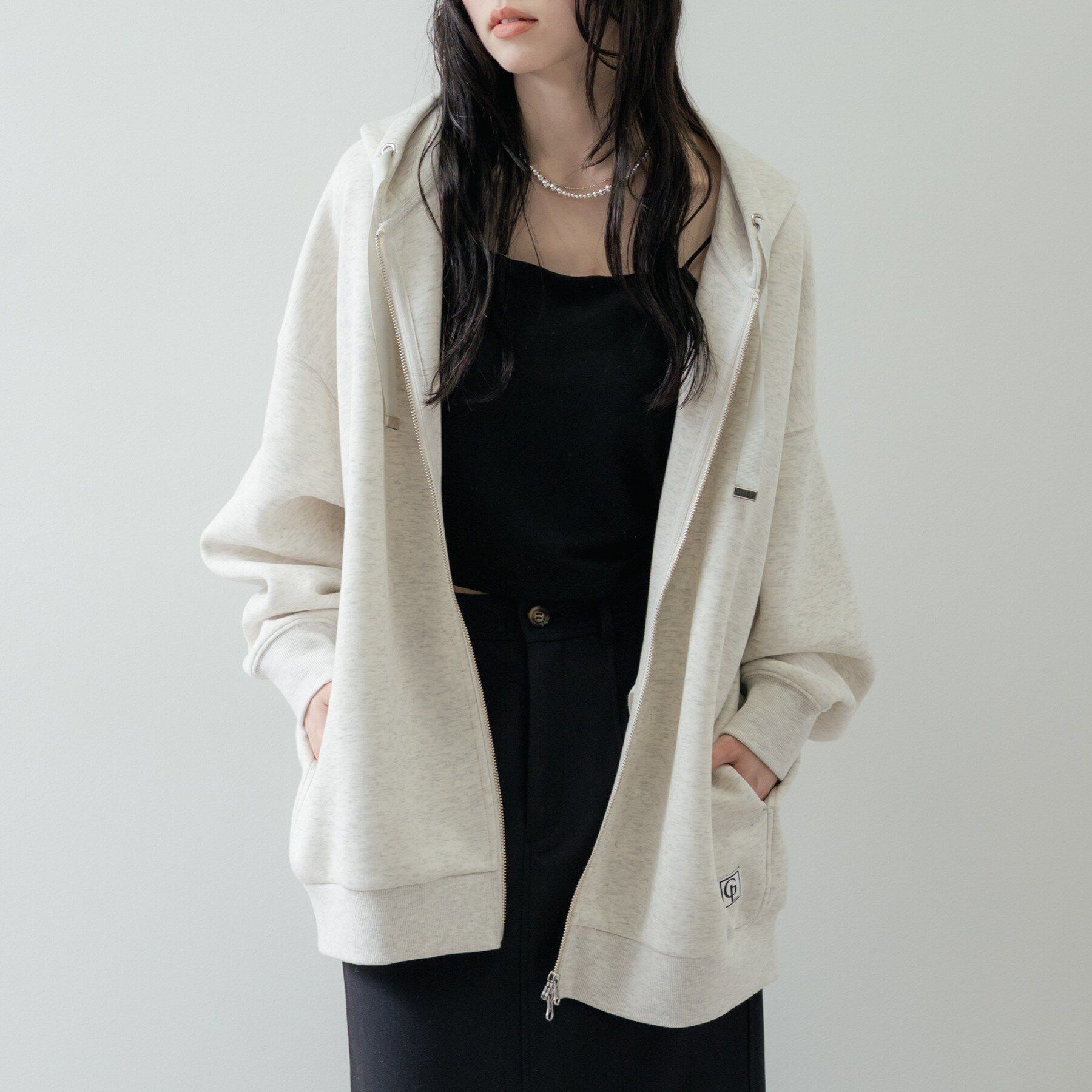 GALLEST「エアーダンボールパーカー」|パーカー|ライトグレー(911