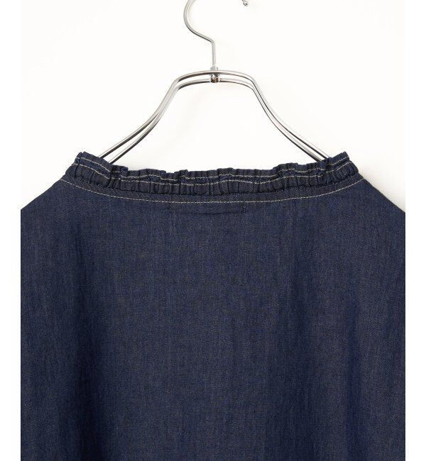 Lbc with Life「デニムコットンシャーリングブラウス」|シャツ・ブラウス|