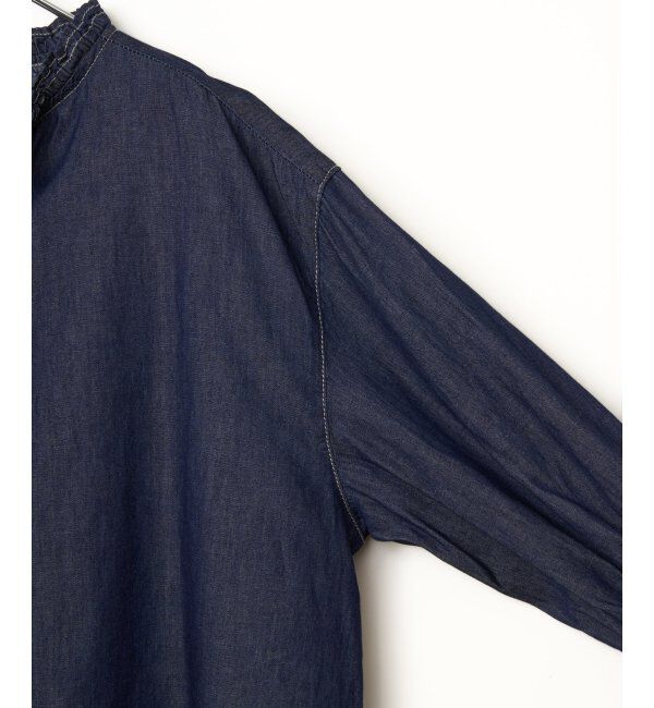 Lbc with Life「デニムコットンシャーリングブラウス」|シャツ・ブラウス|