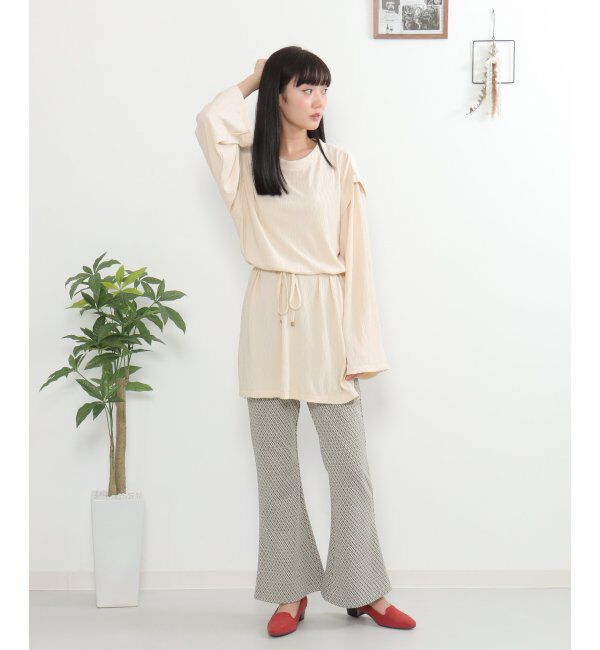 VENCE share style「プリーツトップス」|シャツ・ブラウス|