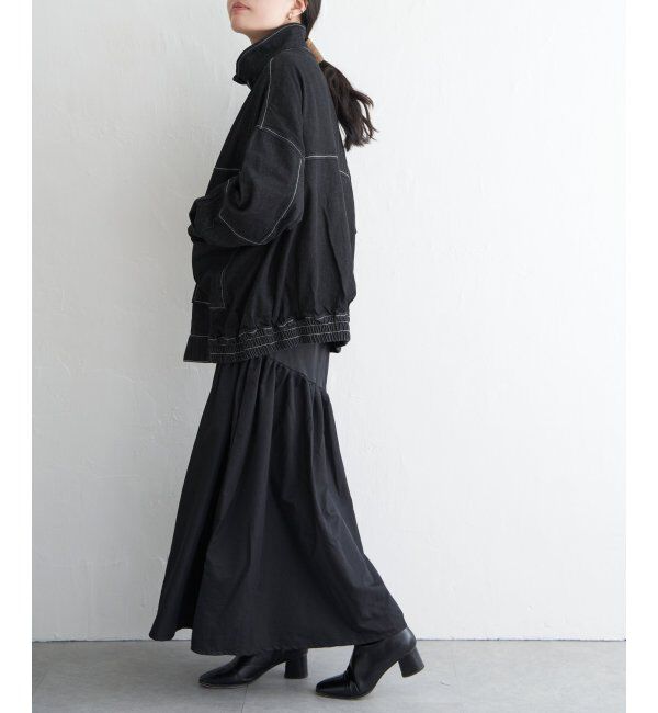 VENCE share style「ナイロンティアードミリタリースカート」|スカート|