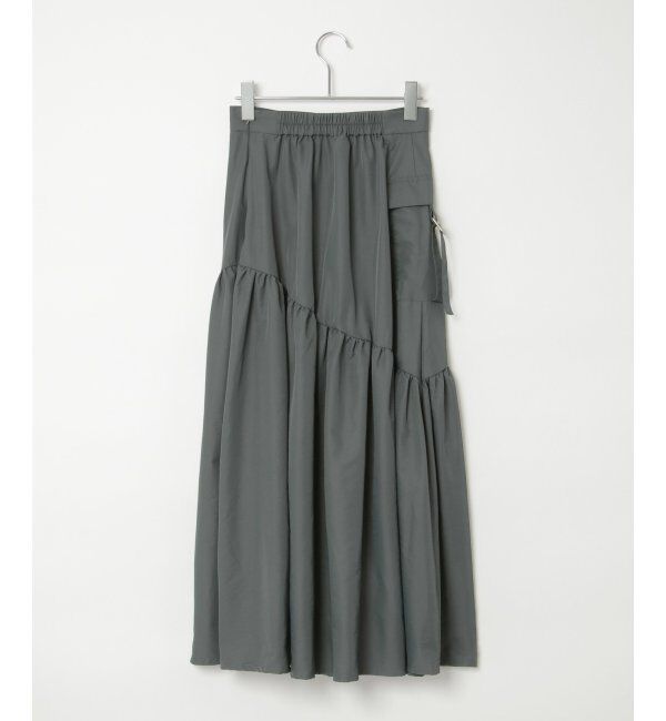 VENCE share style「ナイロンティアードミリタリースカート」|スカート|