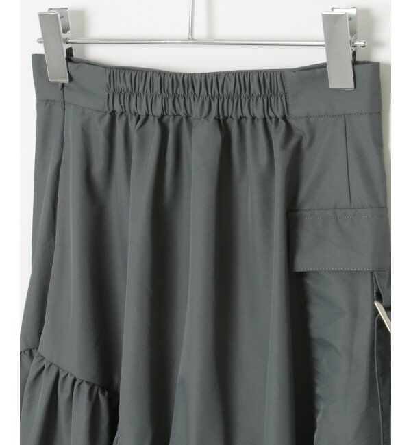 VENCE share style「ナイロンティアードミリタリースカート」|スカート|