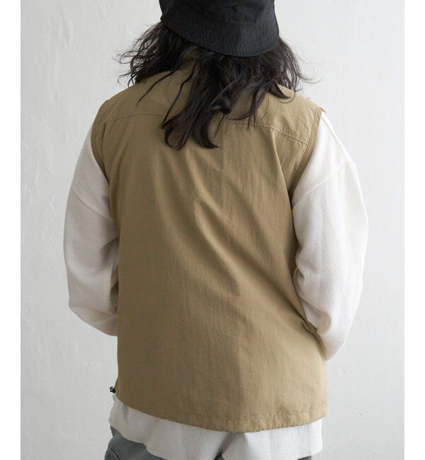 VENCE share style「Red Cap Girl レッドキャップガール ワッペン付きナイロンジップベスト」|その他|