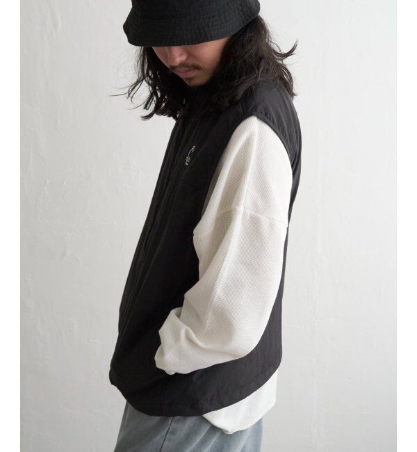 VENCE share style「Red Cap Girl レッドキャップガール ワッペン付きナイロンジップベスト」|その他|