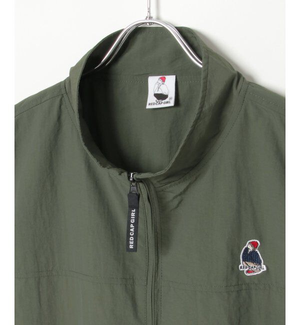 VENCE share style「Red Cap Girl レッドキャップガール ワッペン付きナイロンジップベスト」|その他|