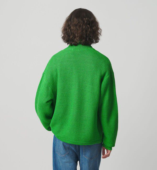 MONKEY TIME「リネン ドライバーズ ニット」|カーディガン|