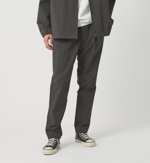 BEAUTY&YOUTH UNITED ARROWS「360&deg;MASTER 1プリーツ テーパード イージーパンツ NO.5 セットアップ対応 撥水 ストレッチ ウォッシャブル」|チノ|