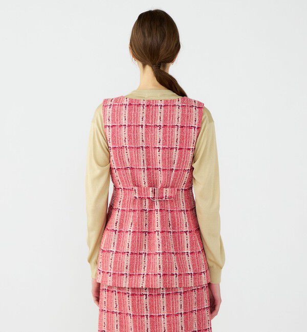 Ballsey「Cherry Pie スクエアネックジレ」|ベスト・ジレ|