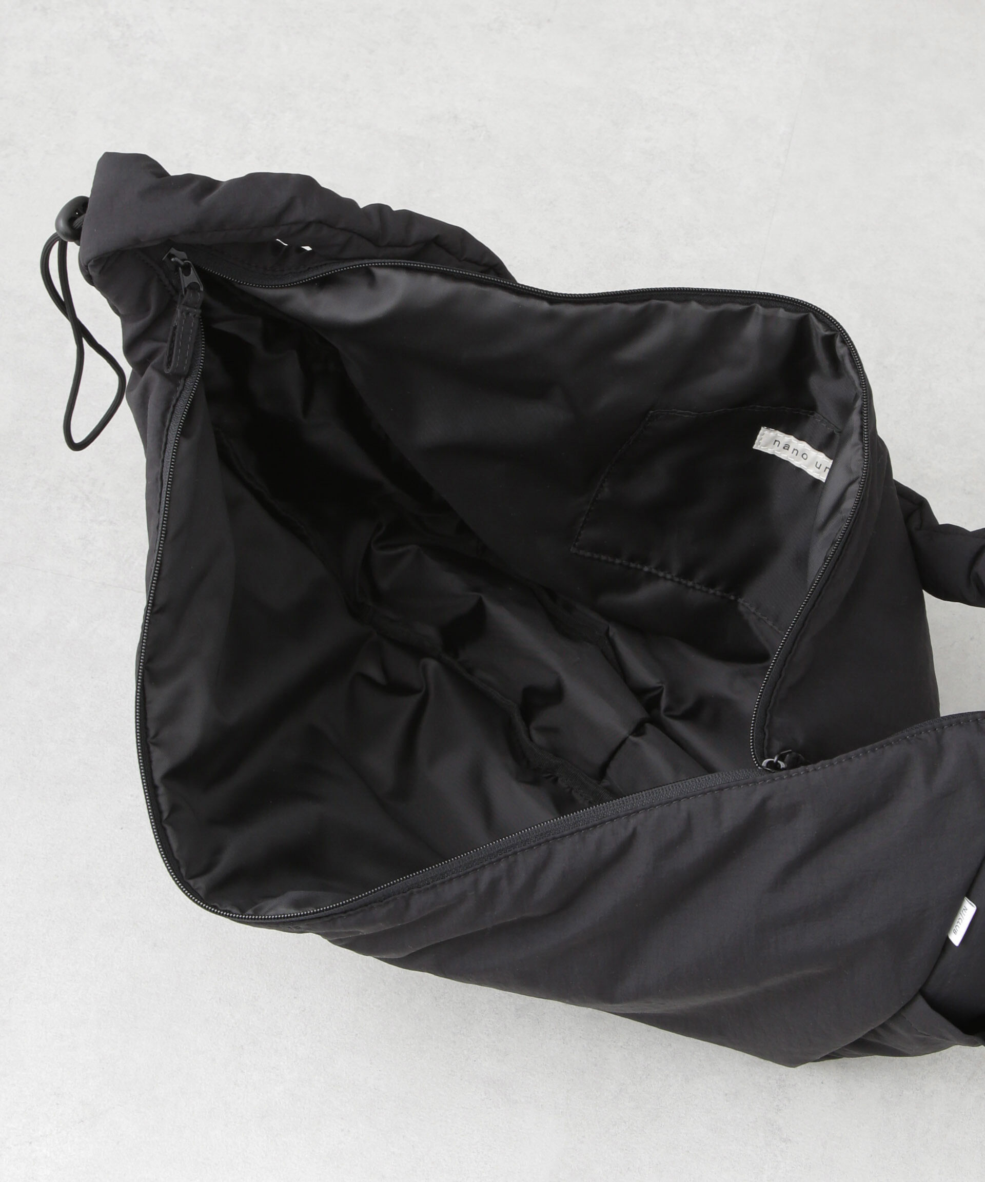 nano･universe「「NJ/CLUB」中綿ハーフムーンショルダーバッグ」|ショルダー・メッセンジャー|