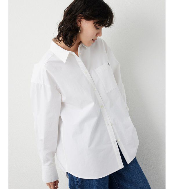 THE PAUSE「【THE PAUSE】ポケットシシュウシャツ」|シャツ・ブラウス|