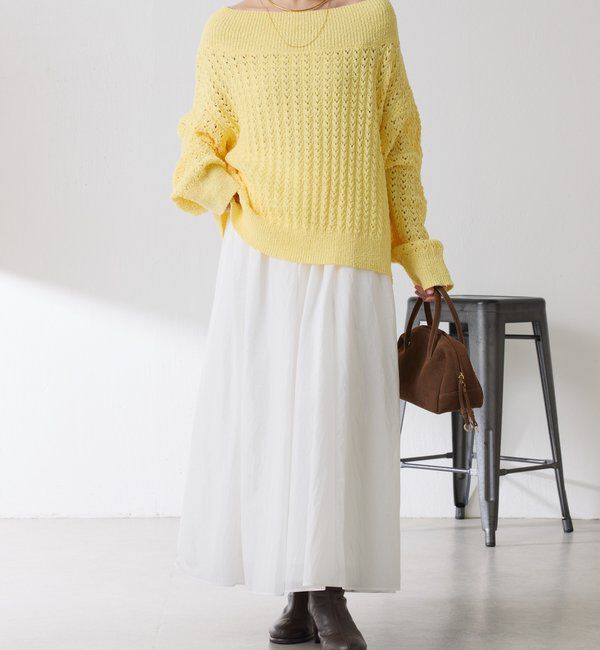  「レースステッチニット」|ニット・セーター|