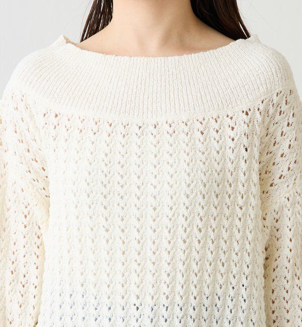  「レースステッチニット」|ニット・セーター|