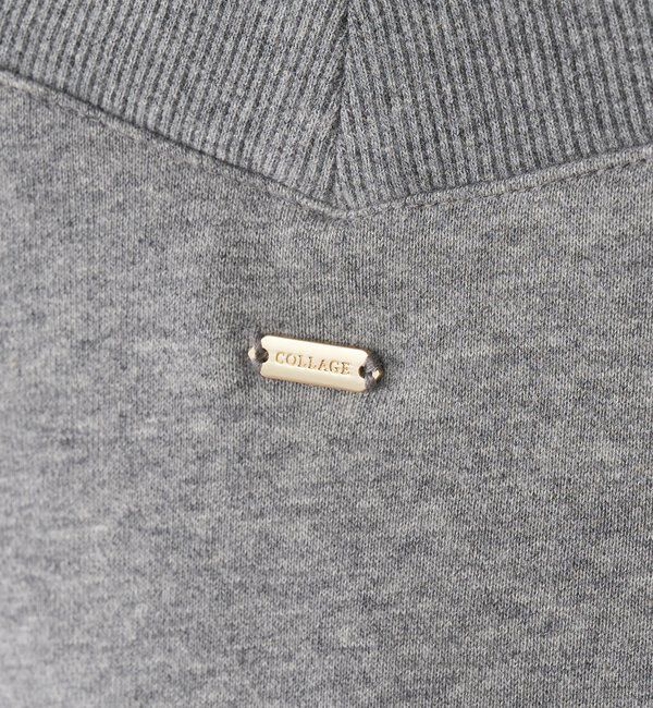  「【上品見え/小顔効果】レース付Vスウェット」|Tシャツ・カットソー|