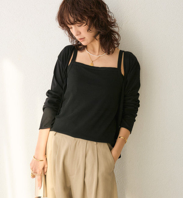  「【MYSELFbyRD（マイセルフバイリヴドロワ）】クラシックキャミ」|キャミソール|